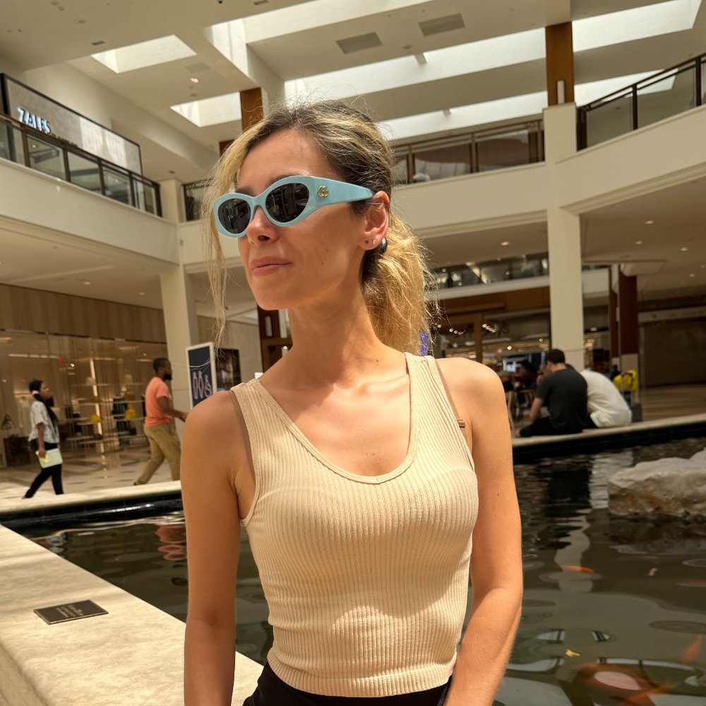 Gucci GG1401S 004 Light Blue Brand New Women's Sunglasses